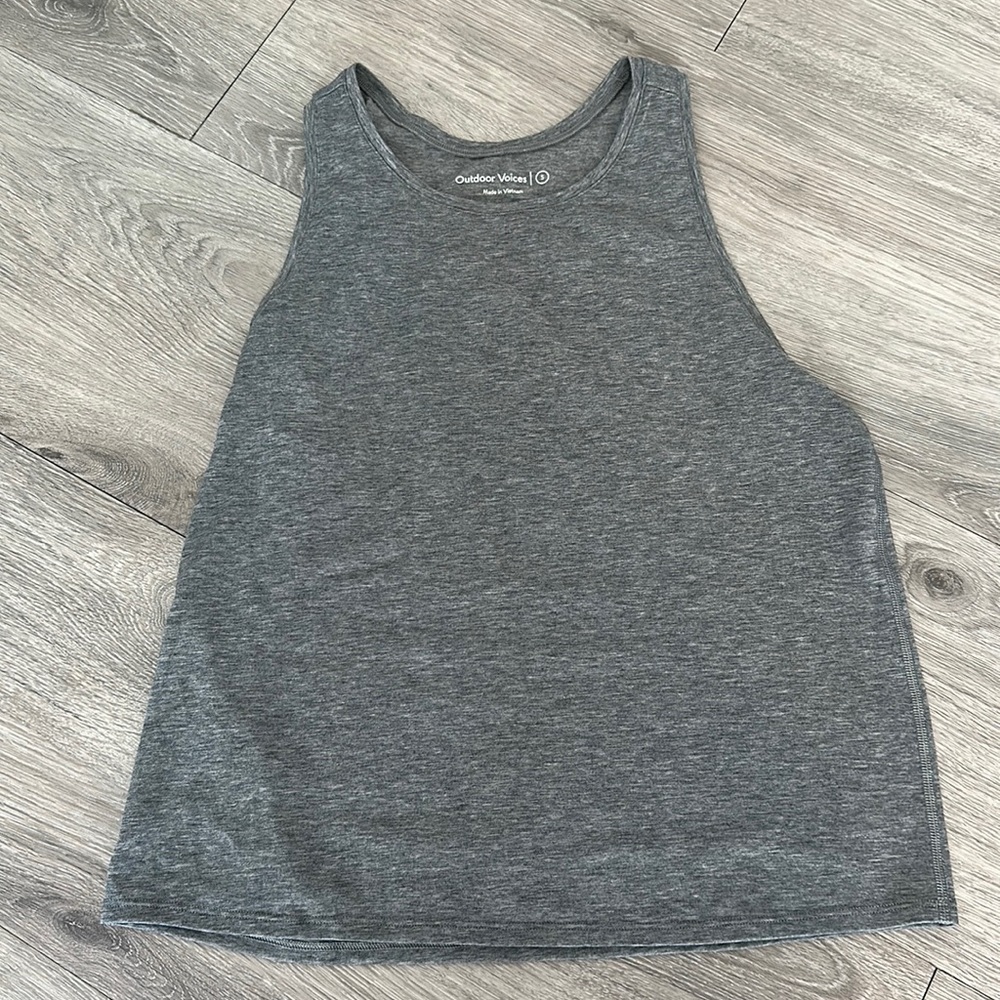 Outdoor Voices Grey Tank Top